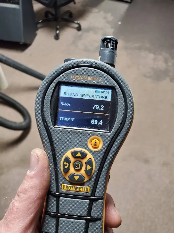 Moisture meter humidity assessment for Fire & Smoke Damage Restoration in Belterra