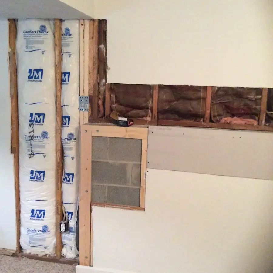 Wall insulation replacement during Structural Drying in Belterra